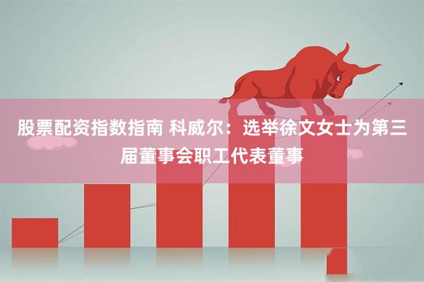 股票配资指数指南 科威尔：选举徐文女士为第三届董事会职工代表董事