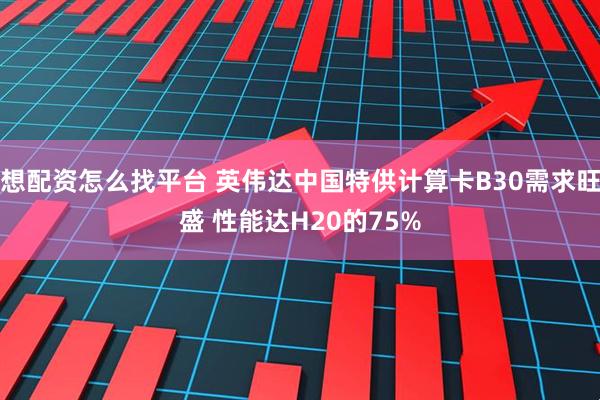 想配资怎么找平台 英伟达中国特供计算卡B30需求旺盛 性能达H20的75%